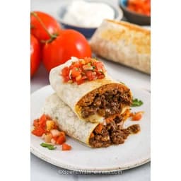 Ground Beef Burrito